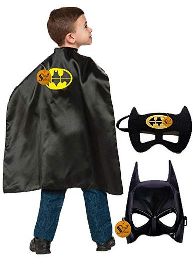 Sage Square "Superhero" Eye Mask, Normal Mask & cape for Costume Parties, Cosplay, Birthday Parties & Dress-up (Combo) - Image 1